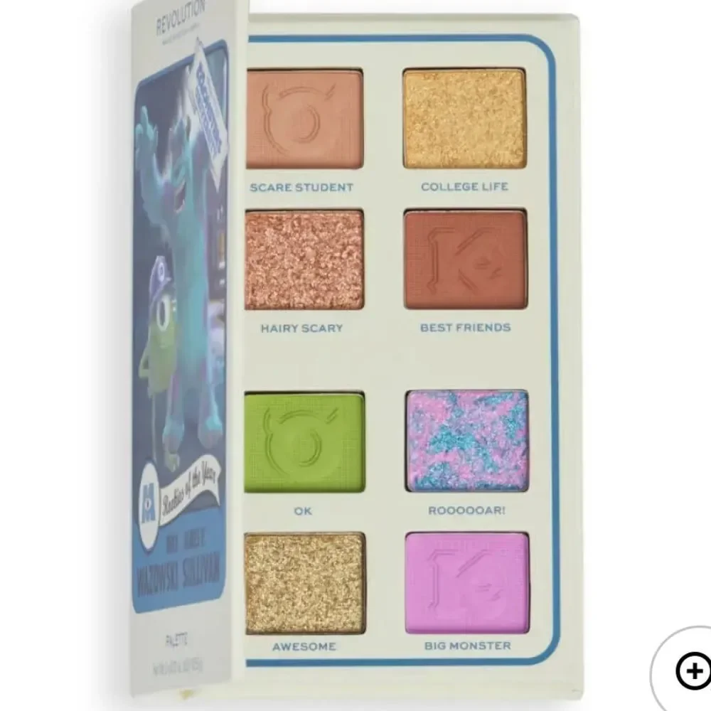Revolution Beauty X Monsters‎ University Mike & Sulley Scare Card  Palette